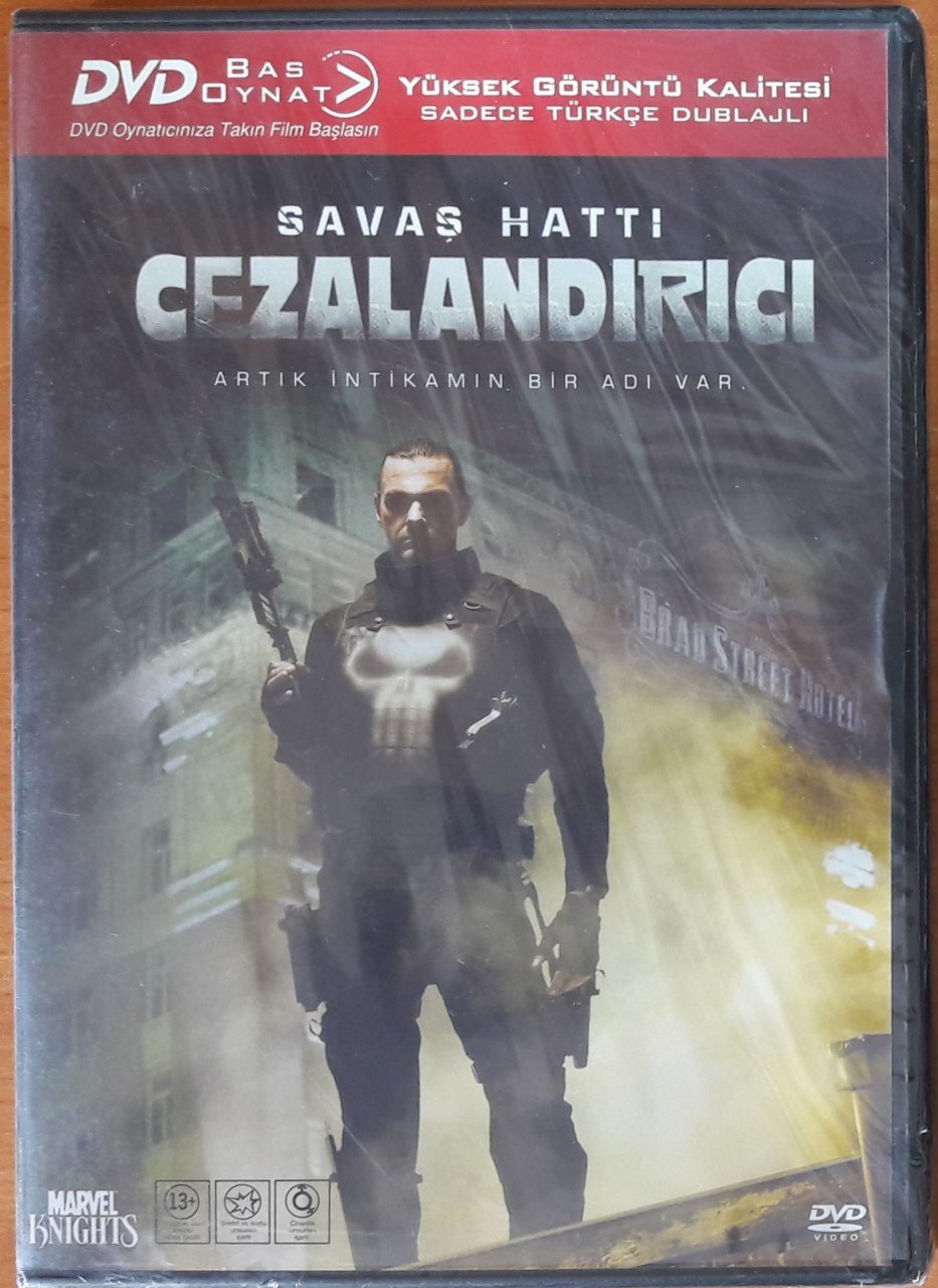 CEZALANDIRICI SAVAŞ HATTI - PUNISHER WAR ZONE - BAS OYNAT DVD SIFIR