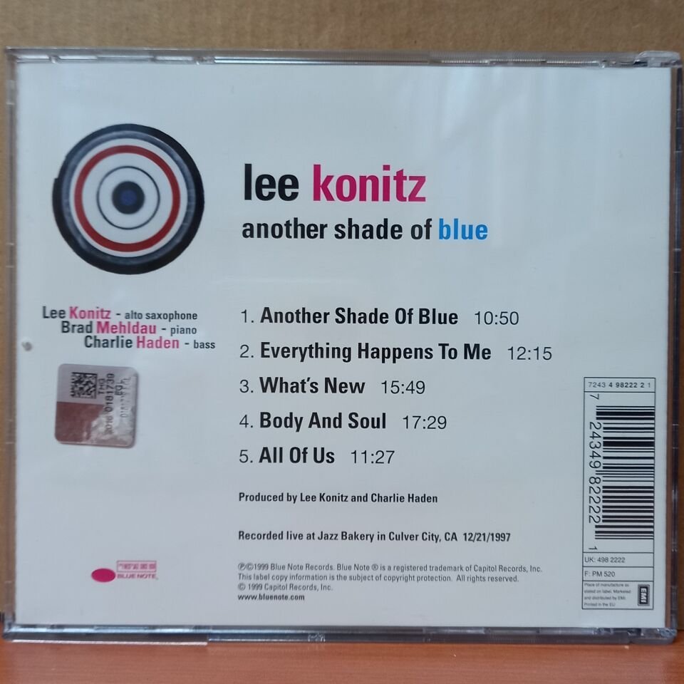 LEE KONITZ – ANOTHER SHADE OF BLUE (1999) - CD 2.EL