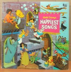 WALT DISNEY HAPPIEST SONGS LP 2.EL