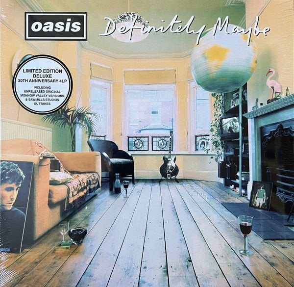 OASIS - DEFINITELY MAYBE (1994) - 4LP 2024 30TH ANNIVERSARY DELUXE EDITION BOX SET SIFIR PLAK