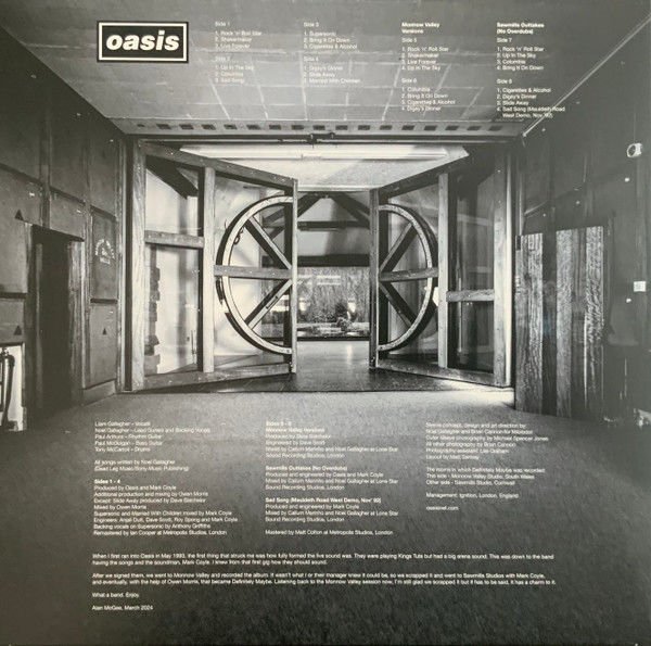 OASIS - DEFINITELY MAYBE (1994) - 4LP 2024 30TH ANNIVERSARY DELUXE EDITION BOX SET SIFIR PLAK
