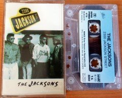 THE JACKSONS - 2300 JACKSON STREET (1989) UZELLI CASSETTE MADE IN TURKEY ''USED'' PAPER LABEL