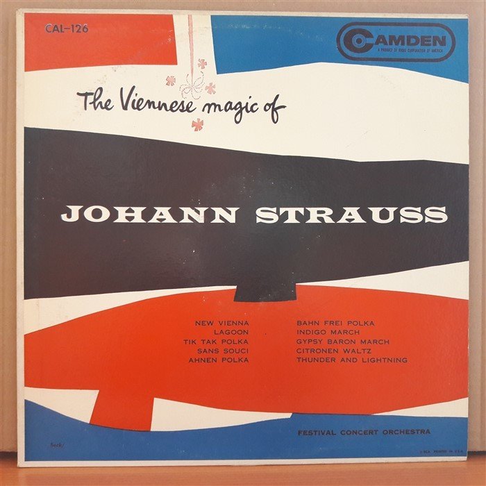 THE VIENNESE MAGIC OF JOHANN STRAUSS - LP 2.EL PLAK