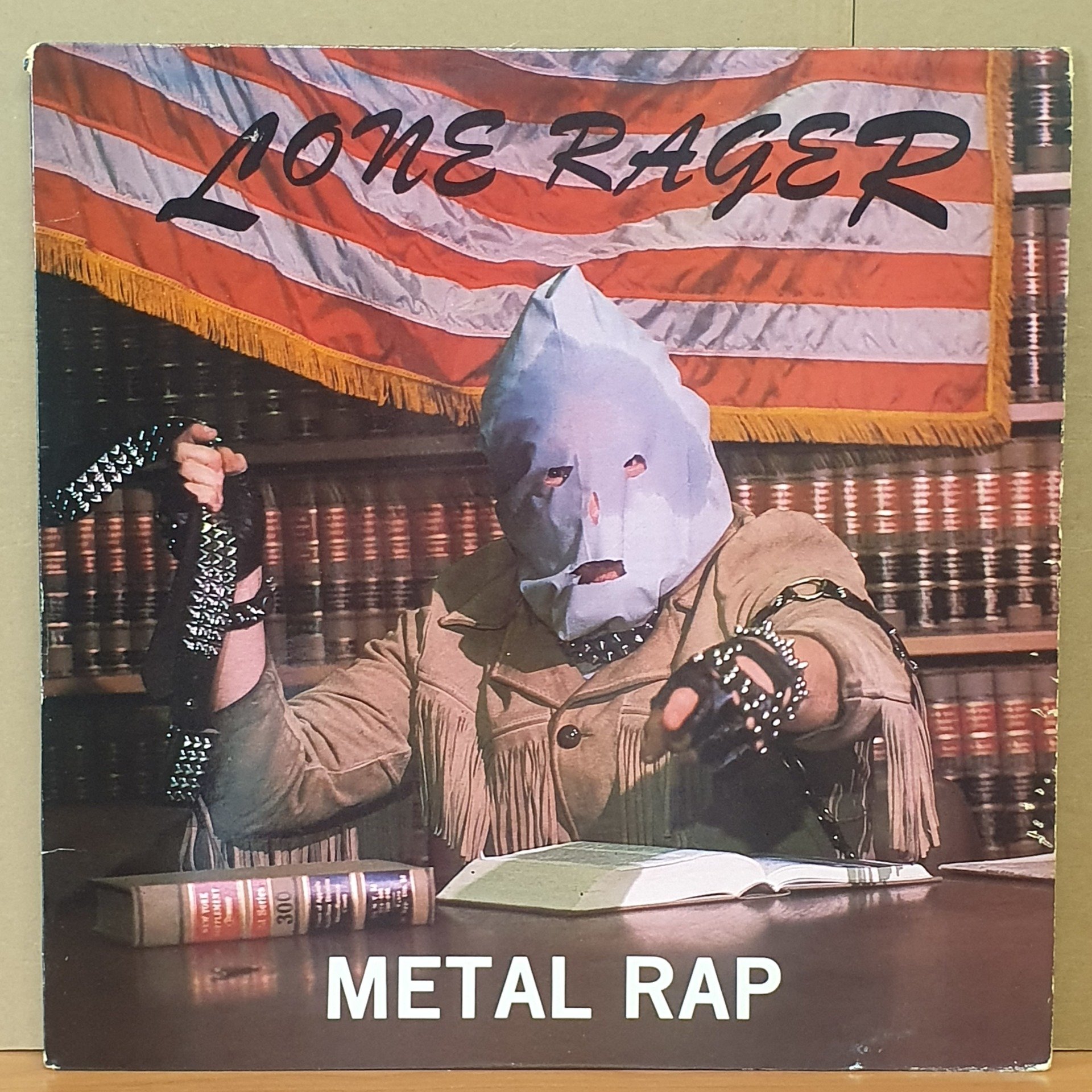 LONE RAGER - METAL RAP (1984) - 12'' 33RPM MAXI SINGLE 2.EL PLAK