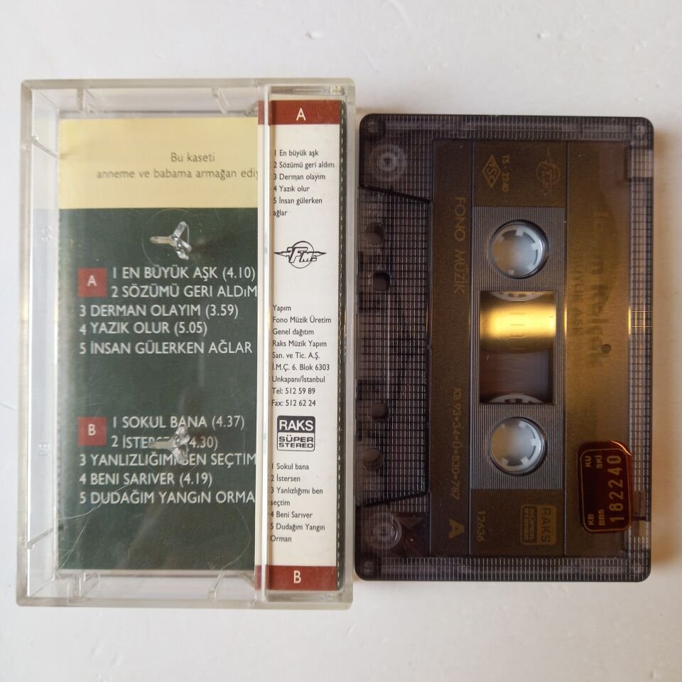 HARUN KOLÇAK - EN BÜYÜK AŞK (1993) - KASET 2.EL