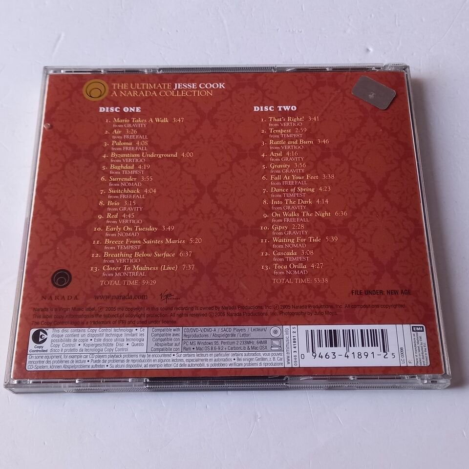 JESSE COOK – THE ULTIMATE JESSE COOK (2005) - 2CD 2.EL