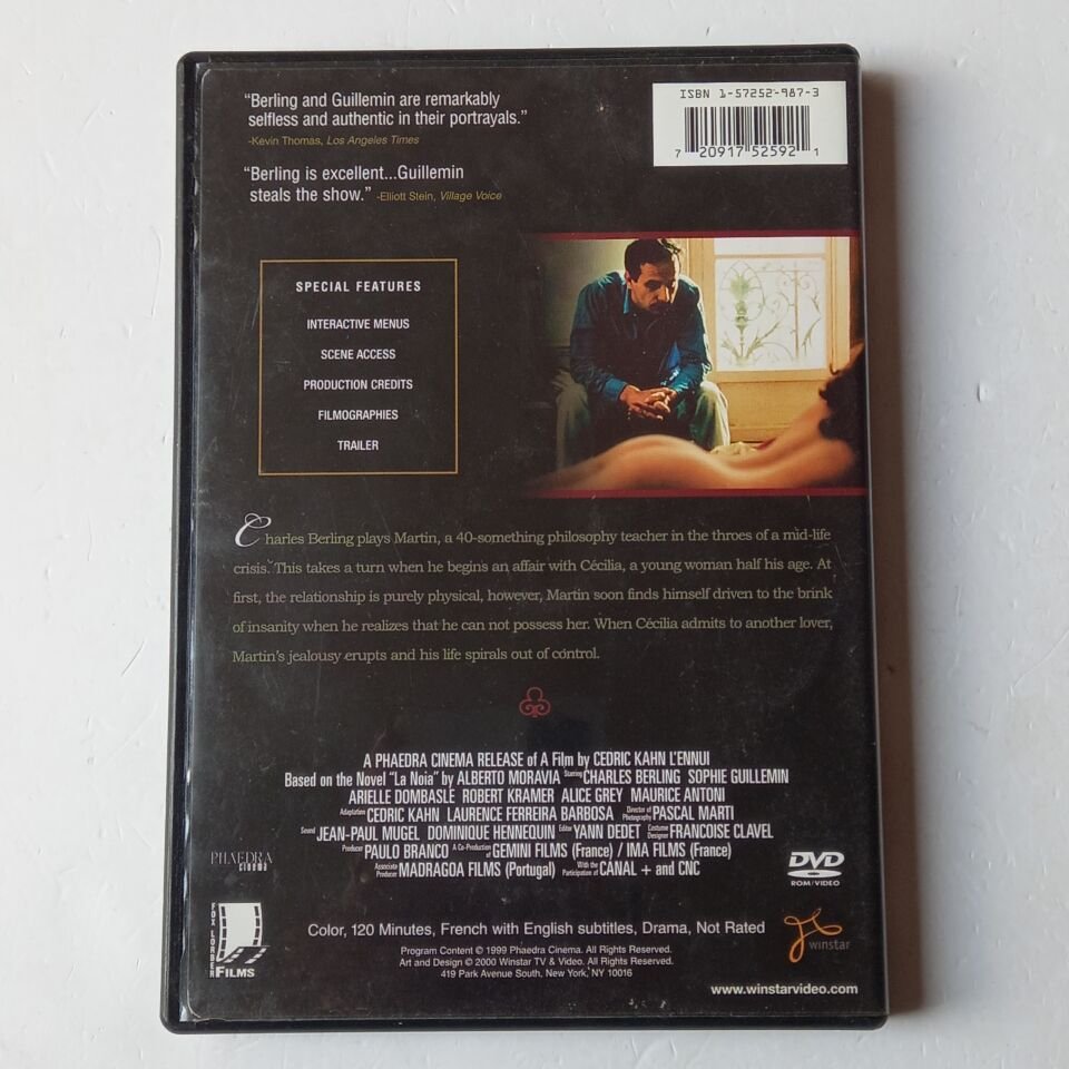 L\'ENNUI - CEDRIC KAHN, CHARLES BERLING, SOPHIE GUILLEMIN - DVD 2.EL