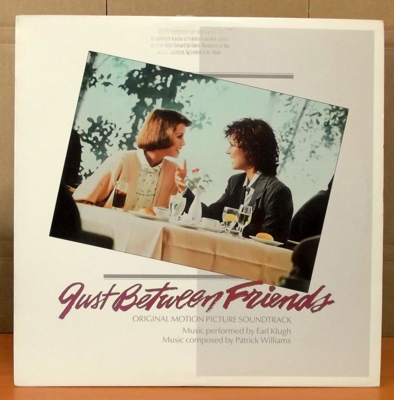 JUST BETWEEN FRIENDS Soundtrack LP 2.EL