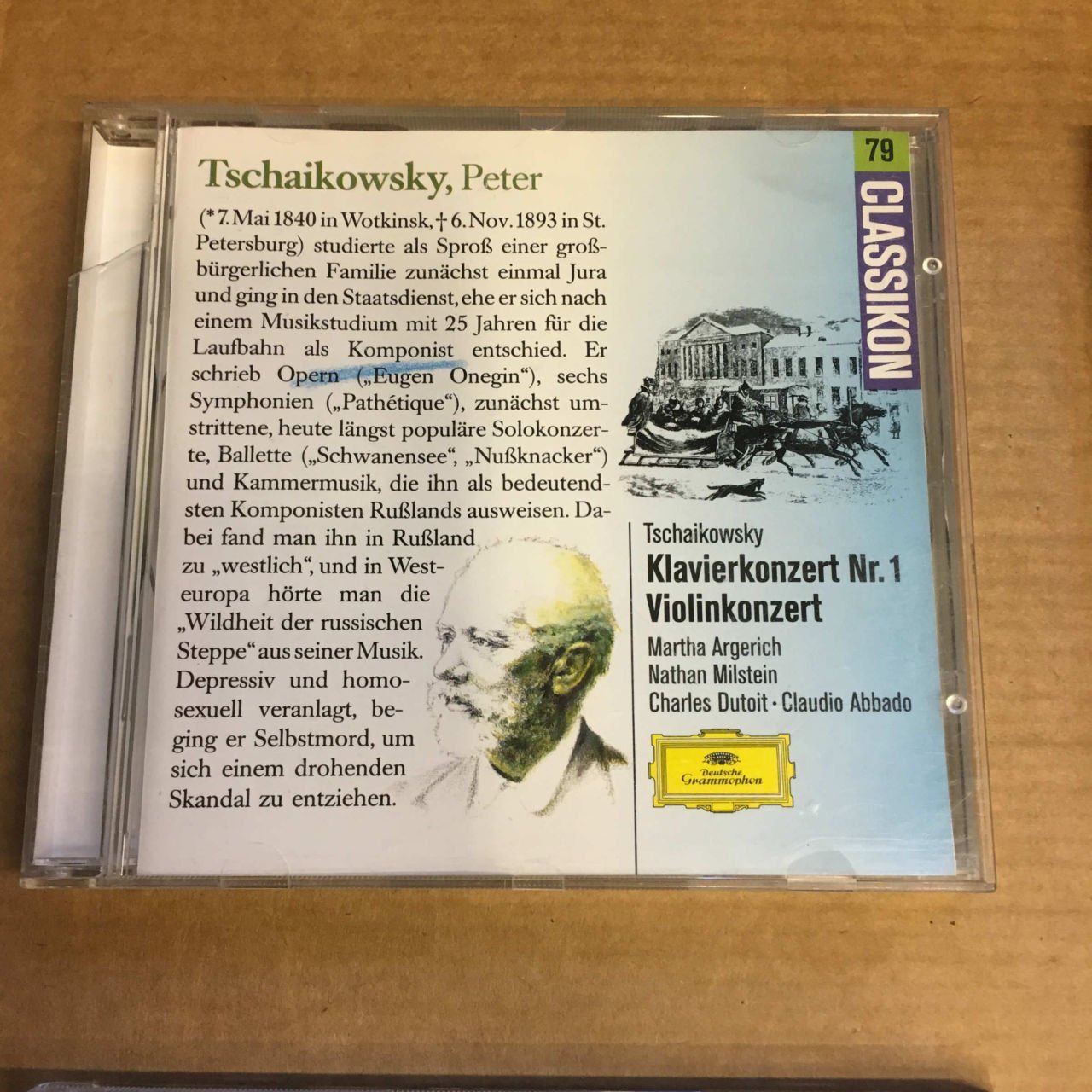 TCHAIKOVSKY CONCERTO FOR PIANO AND ORCHESTRA CD ARGERICH 2.EL