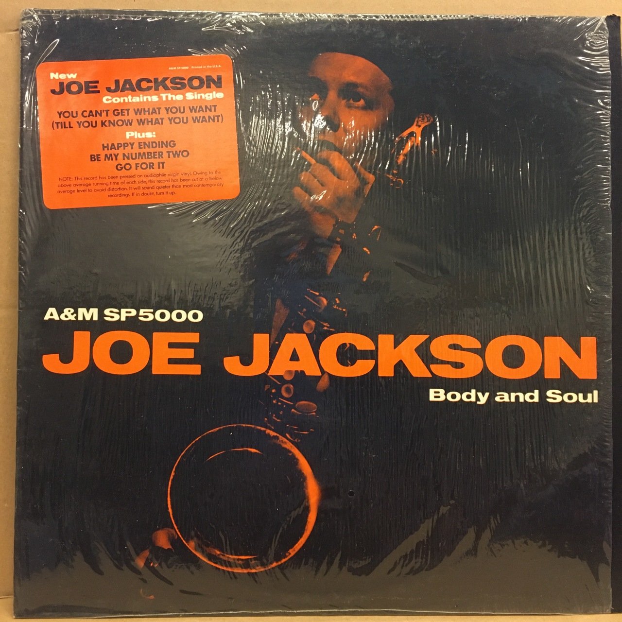 JOE JACKSON - BODY AND SOUL (1984) 2.EL PLAK