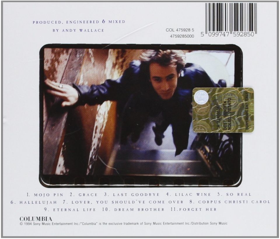 JEFF BUCKLEY - GRACE (1994) - CD SIFIR