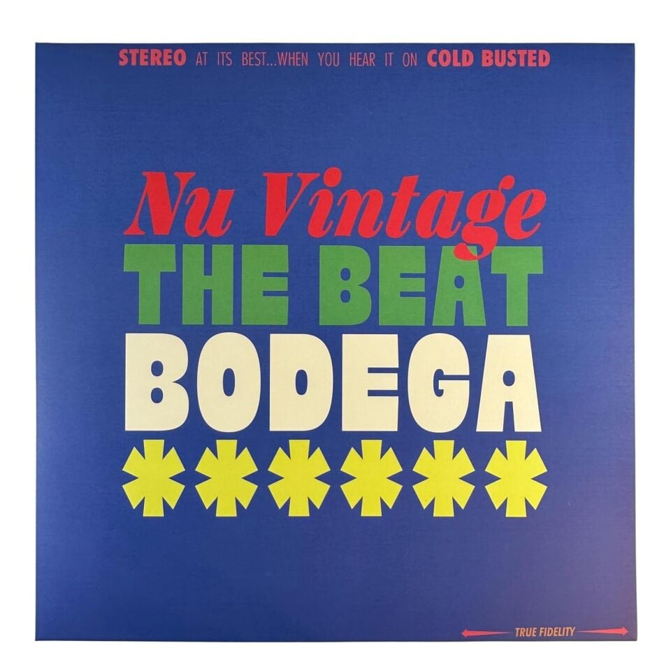 NU VINTAGE - THE BEAT BODEGA (2025) - LP INSTRUMENTAL JAZZY HIP HOP 180GR WHITE COLOURED EDITION SIFIR PLAK
