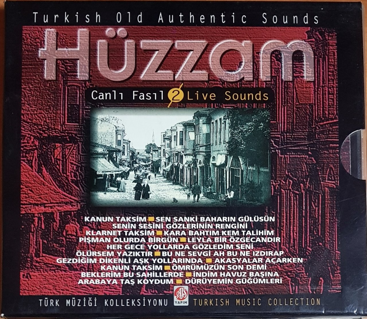 HÜZZAM / CANLI FASIL 2 / LIVE SOUNDS / TÜRK MÜZİĞİ KOLEKSİYONU (2001) AJS MÜZİK CD SIFIR
