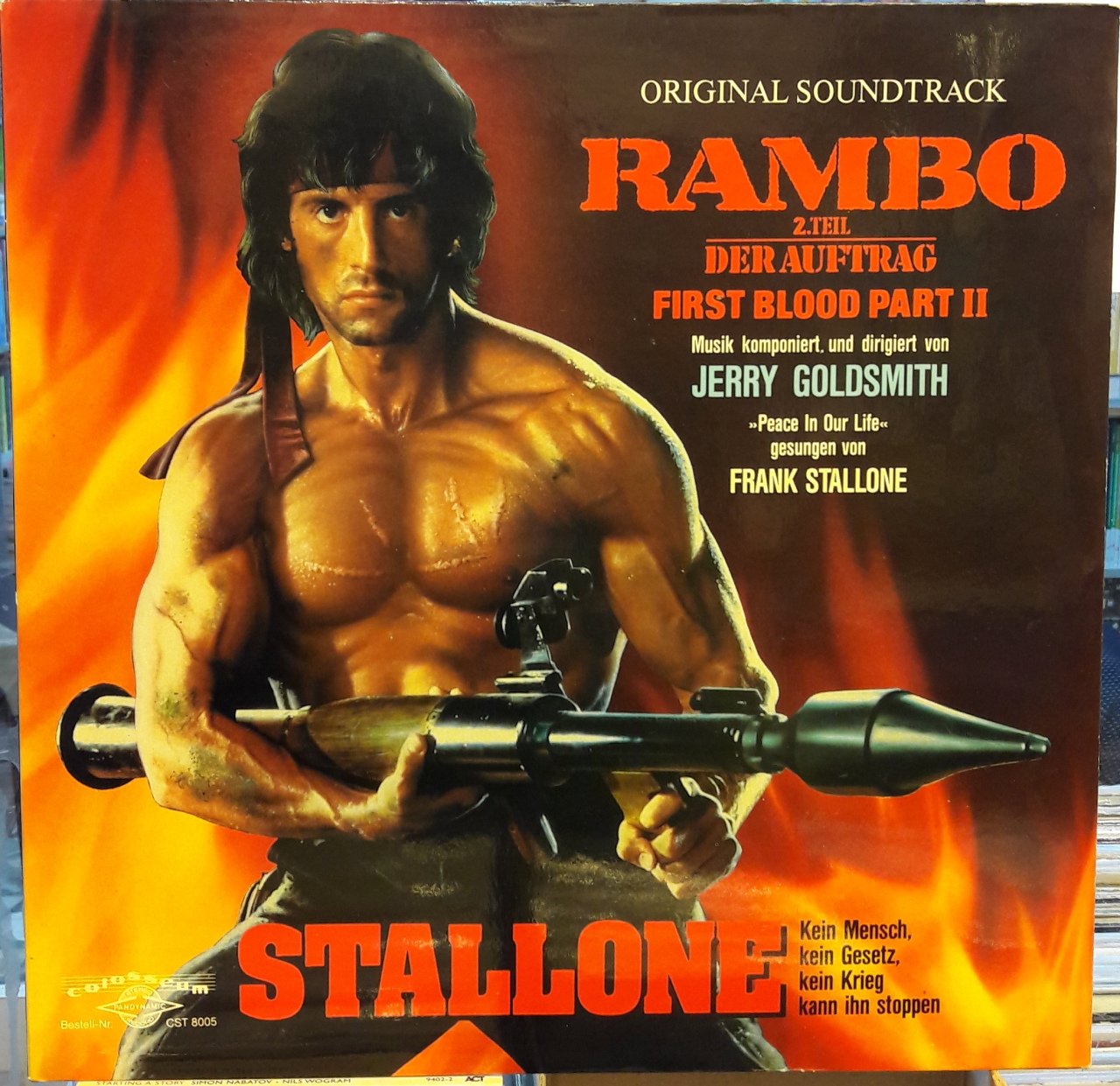 RAMBO (1985) - JERRY GOLDSMITH - PLAK 2.EL