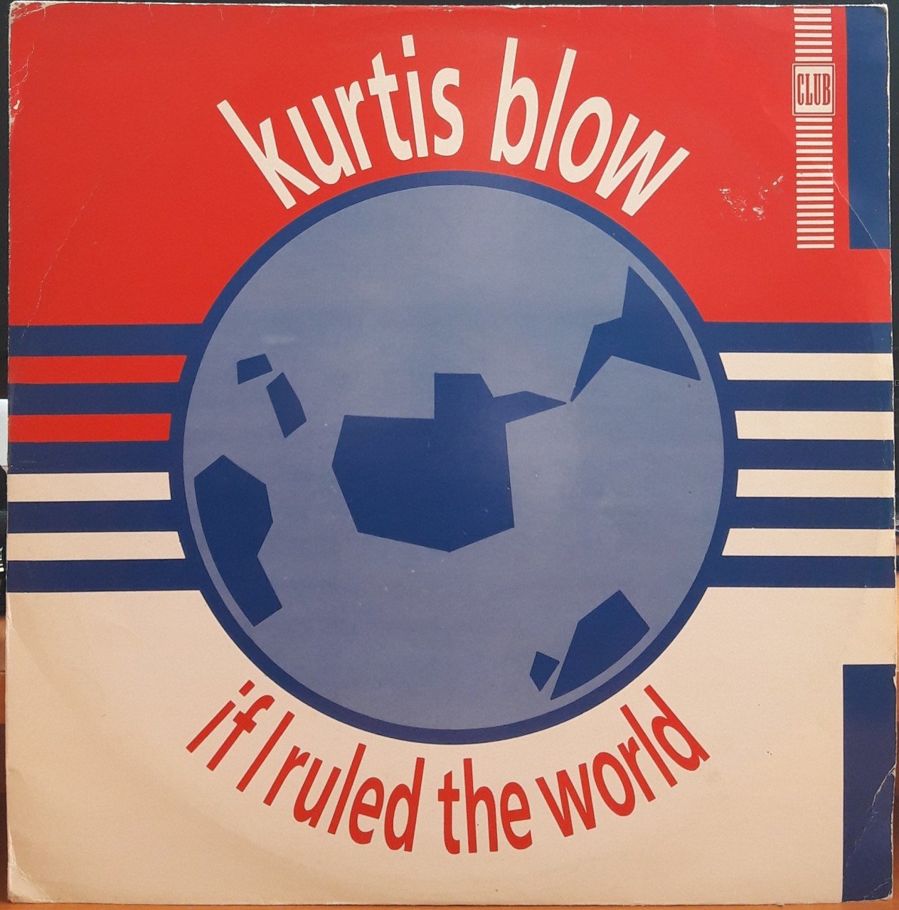 KURTIS BLOW - IF I RULED THE WORLD (1985) - 12'' MAXI SINGLE PLAK 2.EL