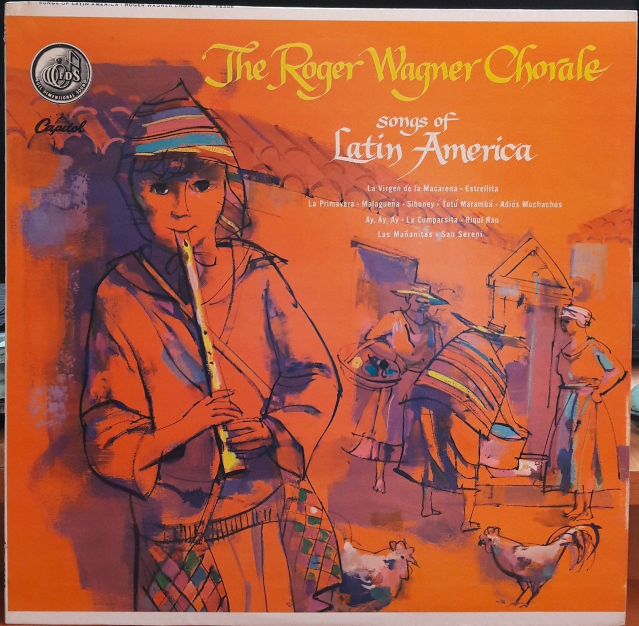 SONGS OF LATIN AMERICA - THE ROGER WAGNER CHORALE - PLAK 2.EL