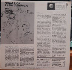 SONGS OF LATIN AMERICA - THE ROGER WAGNER CHORALE - PLAK 2.EL