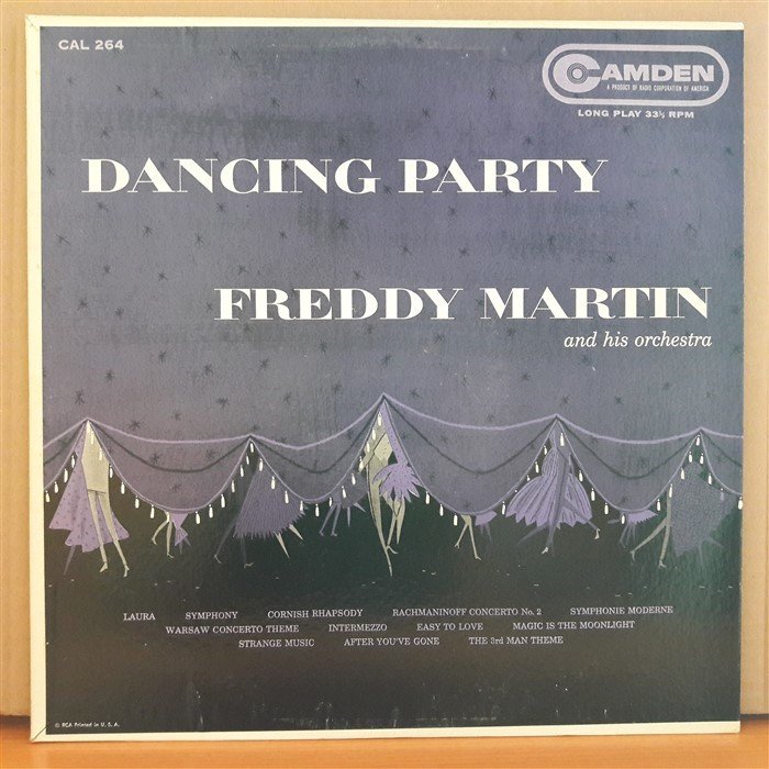 DANCING PARTY - FREDDY MARTIN AND HIS ORCHESTRA - LP 2.EL PLAK