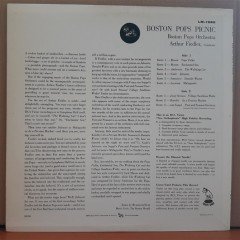 PICNIC - BOSTON POPS ARTHUR FIEDLER (1956) - LP PLAK 2.EL