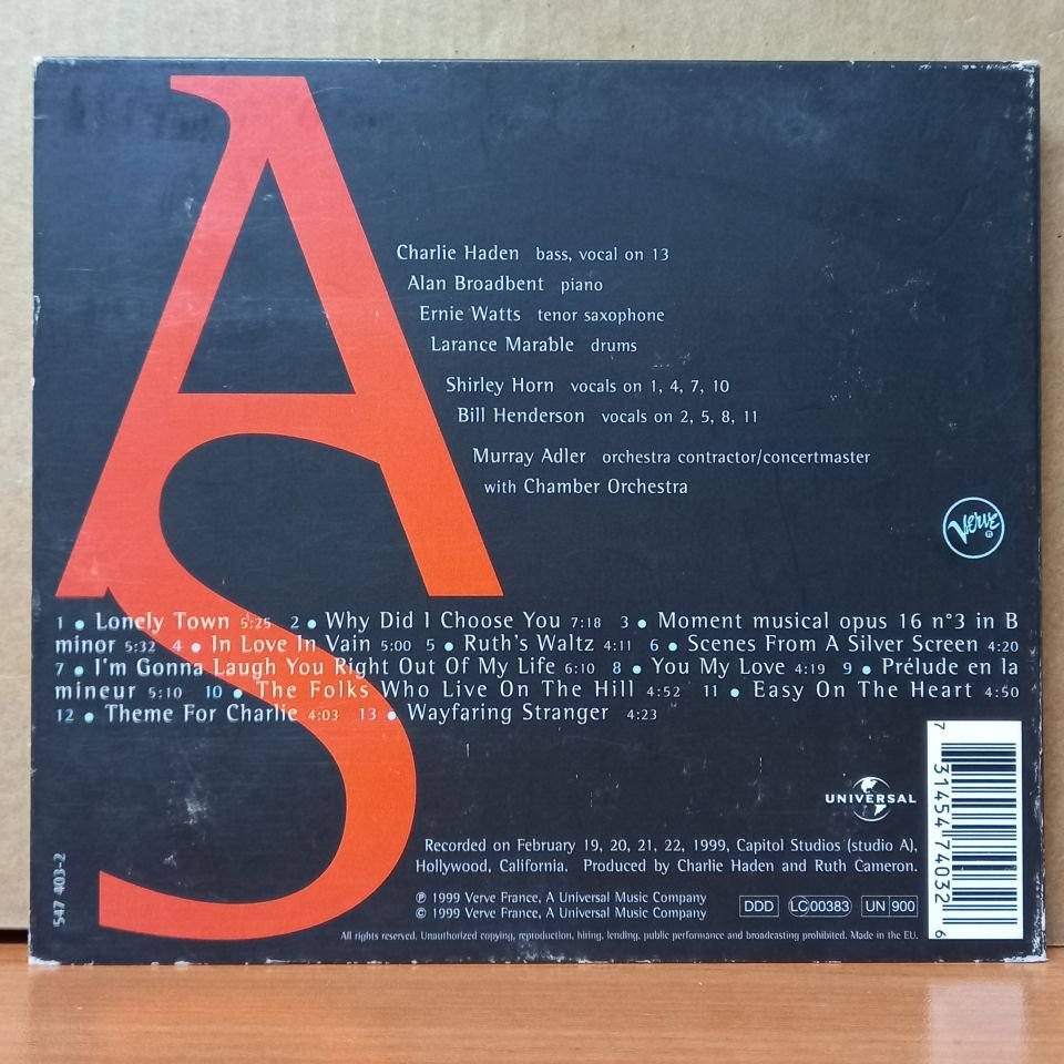 CHARLIE HADEN QUARTET WEST – THE ART OF THE SONG (1999) - CD 2.EL