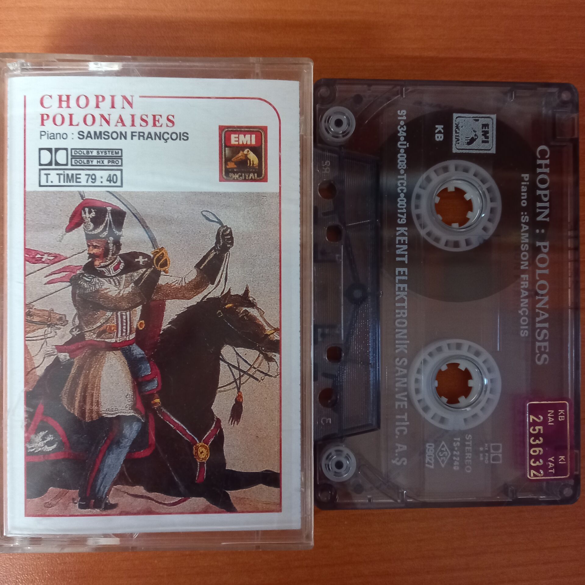 CHOPIN POLONAISES / SAMSON FRANÇOIS (1991) - KASET 2.EL
