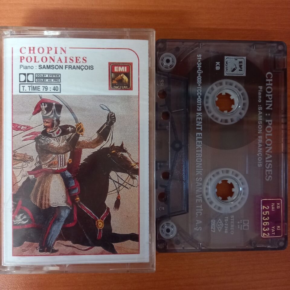 CHOPIN POLONAISES / SAMSON FRANÇOIS (1991) - KASET 2.EL