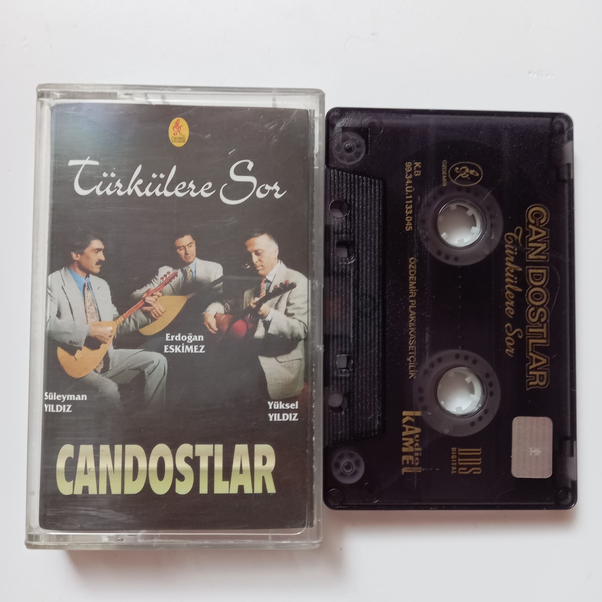CANDOSTLAR - TÜRKÜLERE SOR / SÜLEYMAN YILDIZ, ERDOĞAN ESKİMEZ, YÜKSEL YILDIZ (1999) - KASET 2.EL