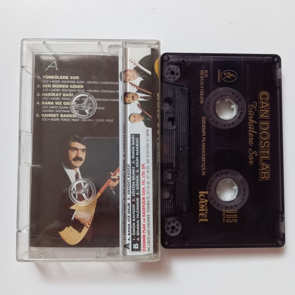 CANDOSTLAR - TÜRKÜLERE SOR / SÜLEYMAN YILDIZ, ERDOĞAN ESKİMEZ, YÜKSEL YILDIZ (1999) - KASET 2.EL