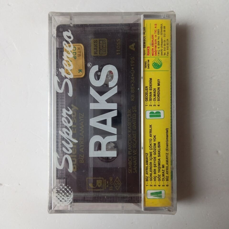 BÜLENT ERSOY - BİZ AYRILAMAYIZ (1988) - KASET SIFIR