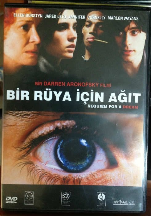 BİR RÜYA İÇİN AĞIT - REQUIEM FOR A DREAM - ELLEN BURSTYN - JARED LETO - DARREN ARONOFSKY - DVD 2.EL