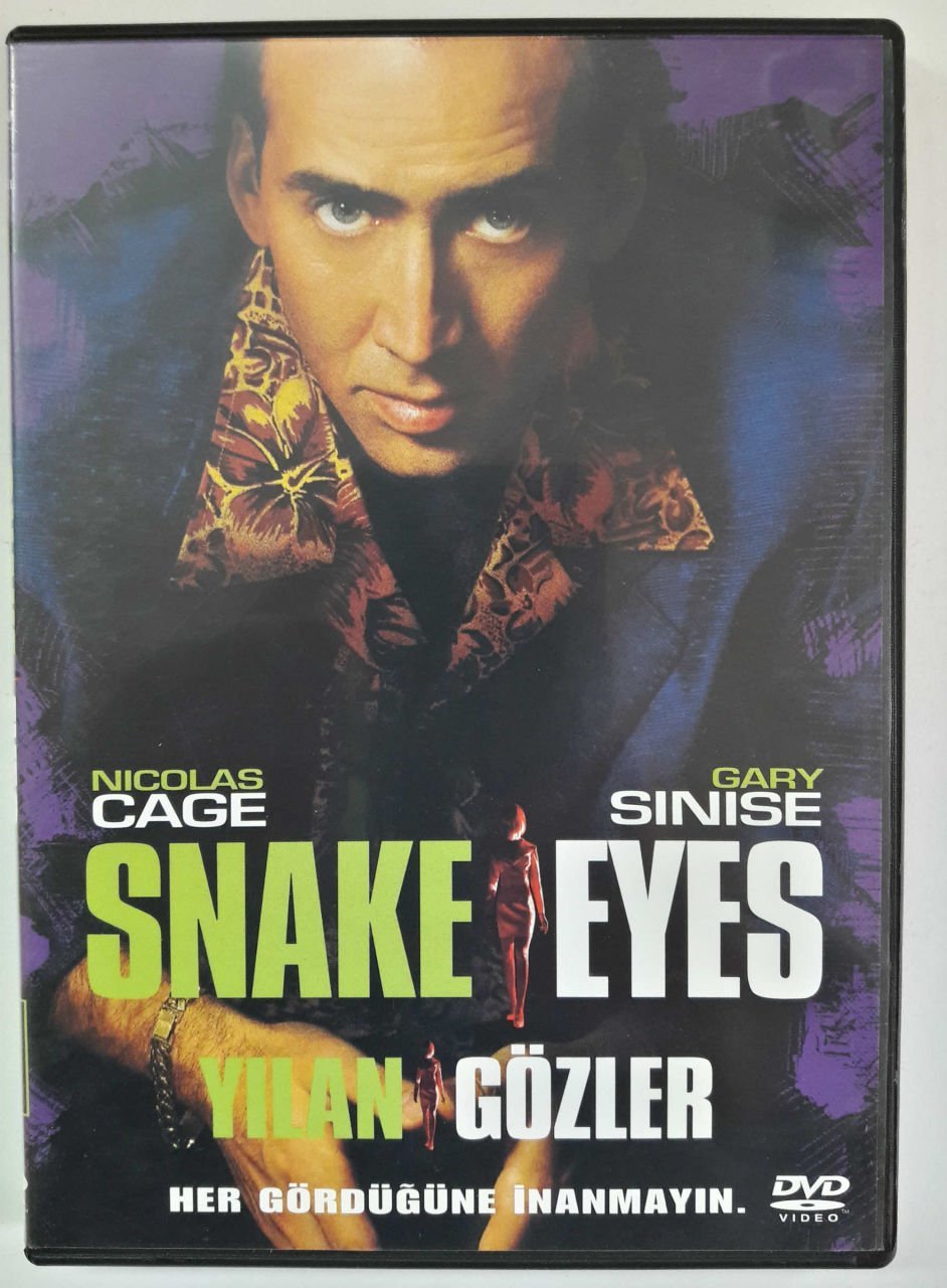 SNAKE EYES - YILAN GÖZLER - NICOLAS CAGE - BRIAN DE PALMA - DVD 2 EL