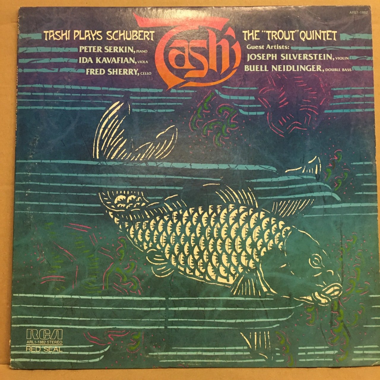 TASHI PLAYS SCHUBERT THE ''TROUT'' QUINTET (1977) 2.EL PLAK2.EL PLAK