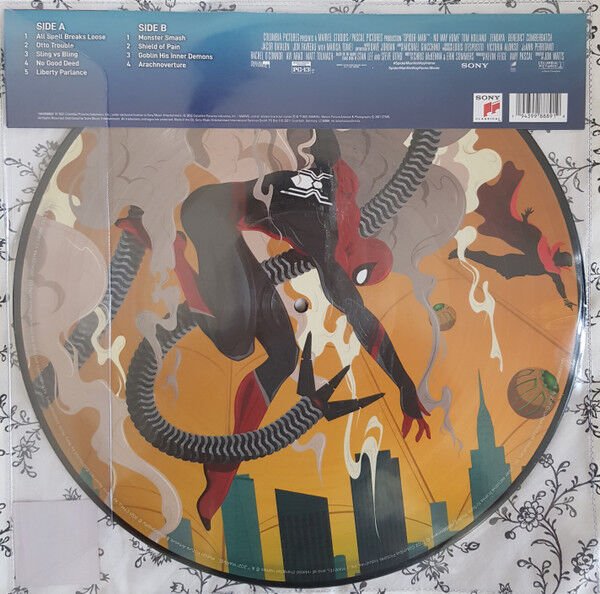 SPIDER-MAN NO WAY HOME SOUNDTRACK - MICHAEL GIACCHINO - LIMITED EDITION 2021 PICTURE LP SIFIR