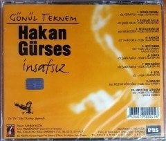 HAKAN GÜRSES - GÖNÜL TEKNEM / İNSAFSIZ (2015) CD SIFIR