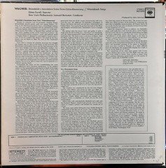 WAGNER: GÖTTERDÄMMERUNG- BRÜNNHILDE'S IMMOLATION SCENE, WESENDONCK SONGS, EILEEN FARRELL, LEONARD BERNSTEIN - PLAK 2.EL