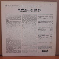 HAWAII IN HI-FI - LEO ADDEO AND HIS ORCHESTRA - LP 2.EL PLAK