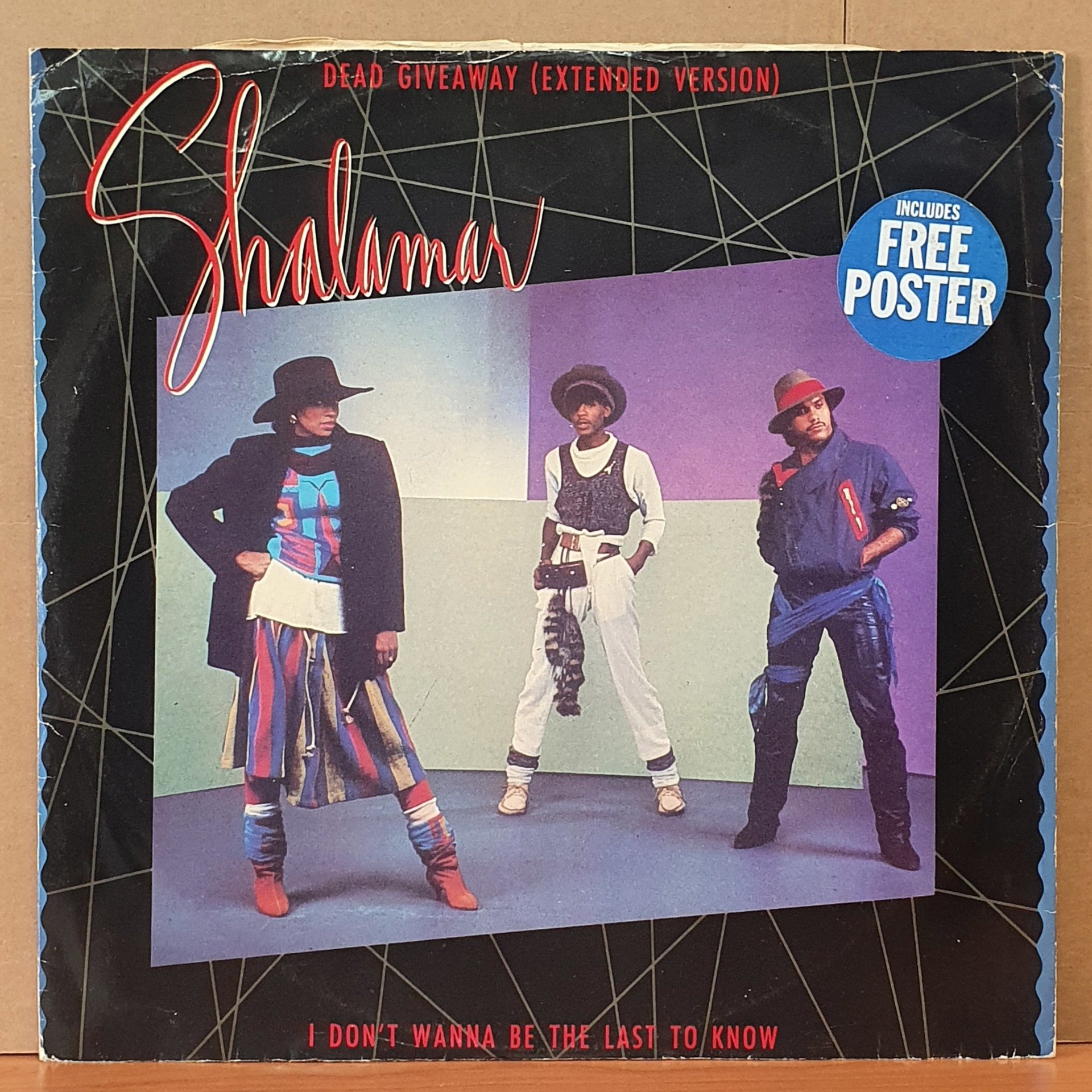 SHALAMAR - DEAD GIVEAWAY (1983) - 12'' 45RPM MAXI SINGLE 2.EL PLAK