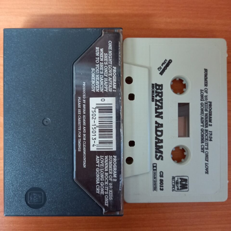 BRYAN ADAMS - RECKLESS - KASET 2.EL