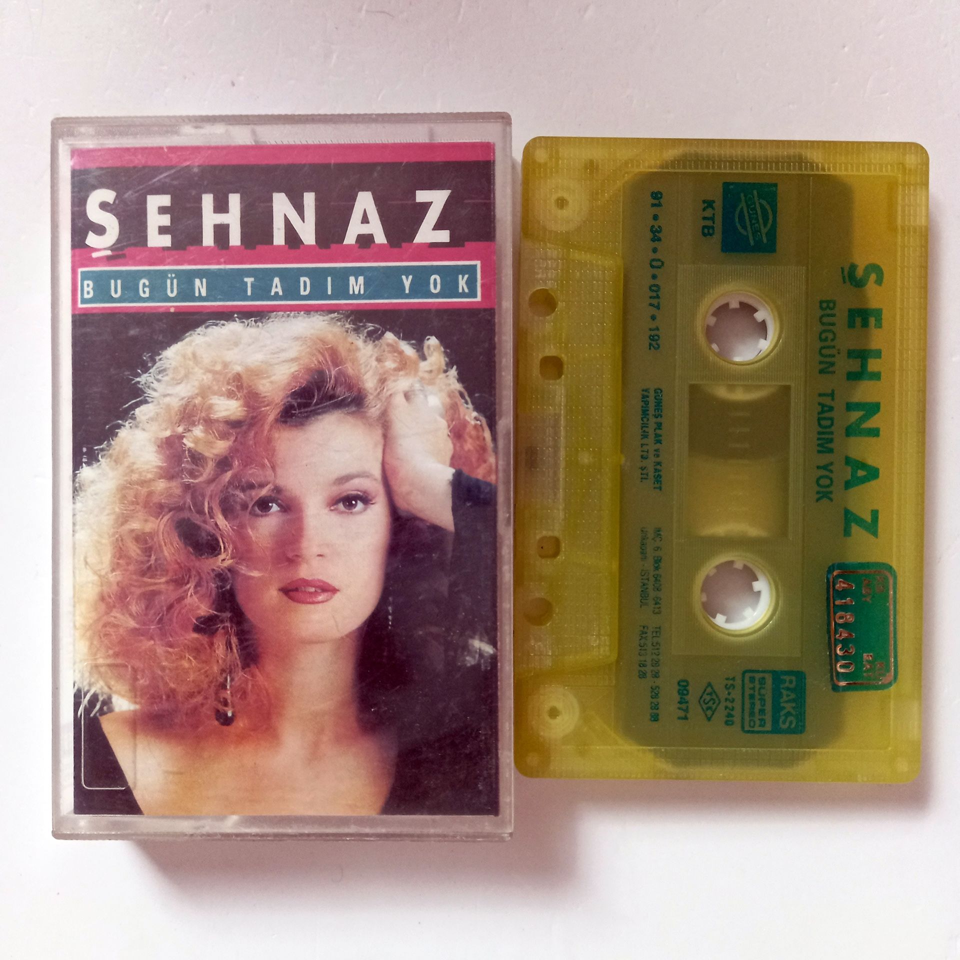 ŞEHNAZ - BUGÜN TADIM YOK (1991) - KASET 2.EL