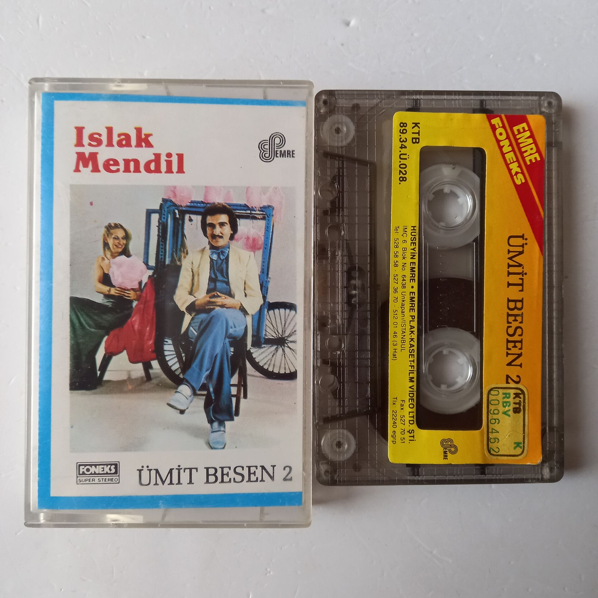ÜMİT BESEN - ISLAK MENDİL / 2 (1989) - KASET 2.EL