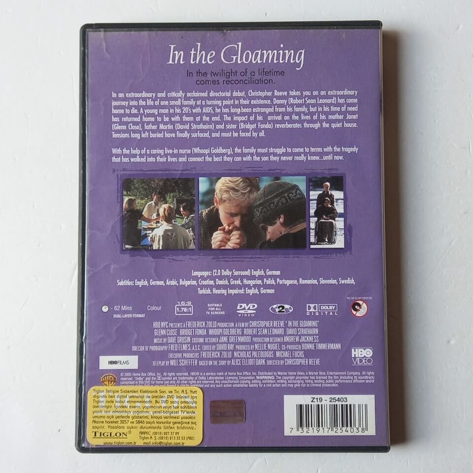IN THE GLOAMING - CHRISTOPHER REEVE, GLENN CLOSE, BRIDGET FONDA - DVD 2.EL