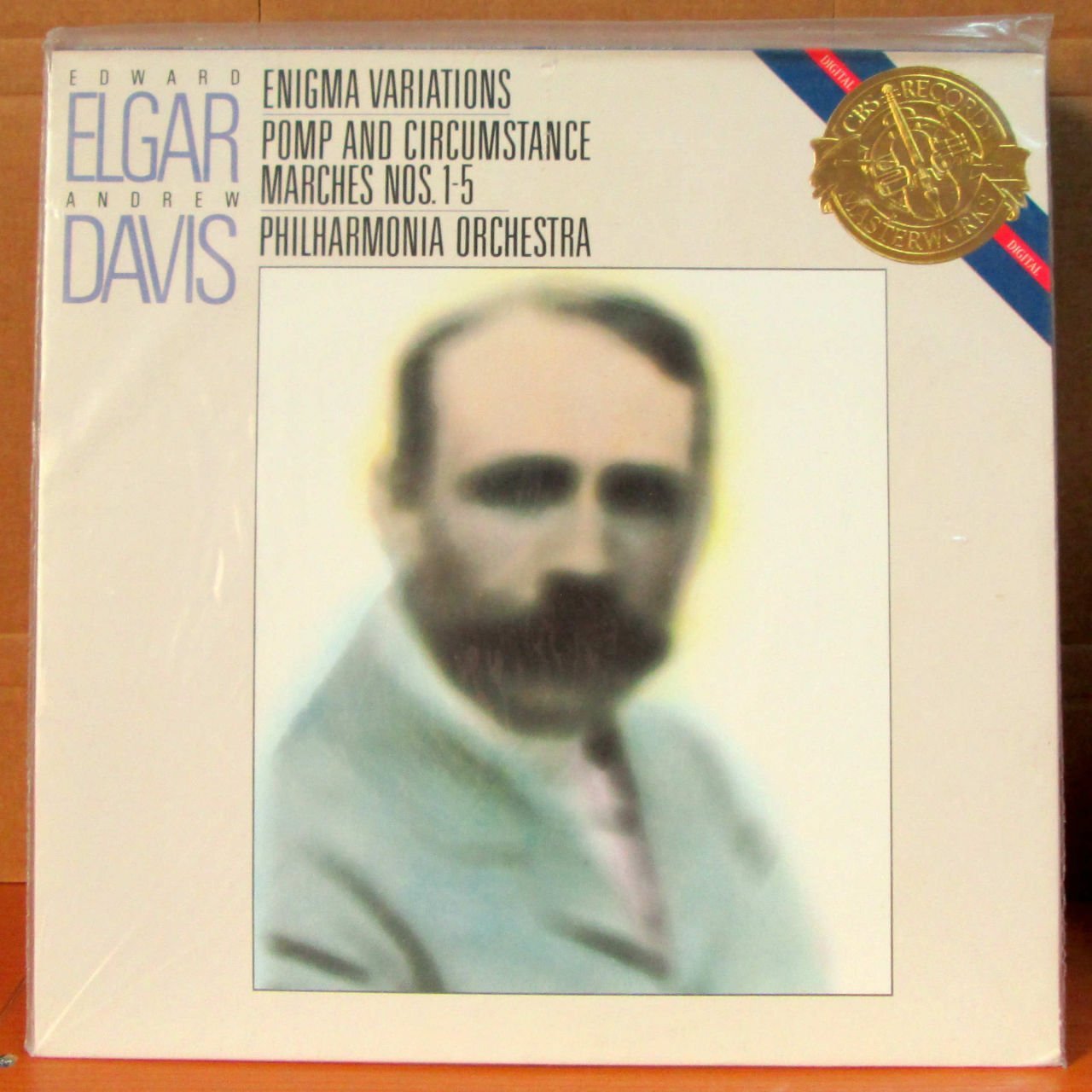 ELGAR - ANDREW DAVIS - ENIGMA VARIATIONS LP 2.EL