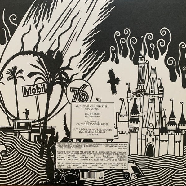 ATOMS FOR PEACE - AMOK (2013) - 2LP 45RPM EXPERIMENTAL INDIE ROCK IDM SIFIR PLAK