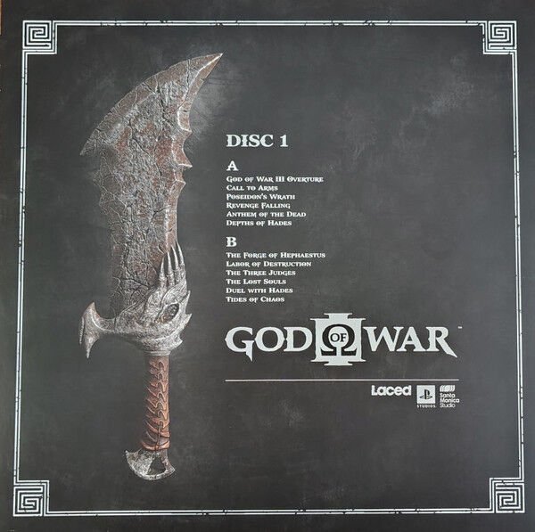GOD OF WAR III GAME SOUNDTRACK - 2025 2LP SIFIR PLAK
