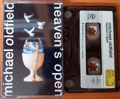MIKE MICHAEL OLDFIELD - HEAVEN'S OPEN (1991) TOPKAPI CASSETTE MADE IN TURKEY ''USED'' PAPER LABEL