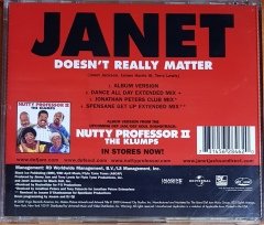 JANET JACKSON - DOESN'T REALLY MATTER (2000) DEF JAM / DEF SOUL SINGLE CD 2.EL