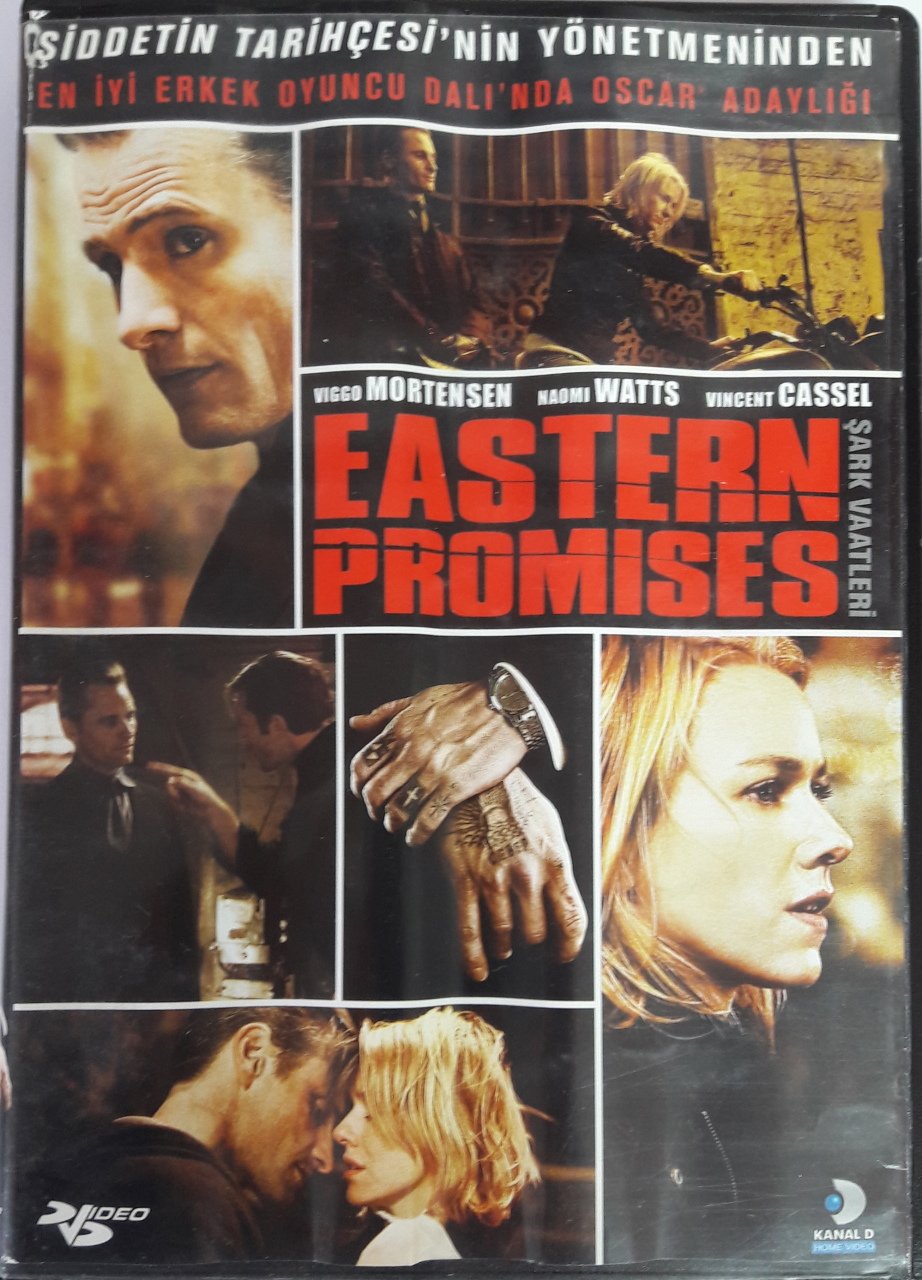 EASTERN PROMISES - ŞARK VAATLERİ - VIGGO MORTENSEN - NAOMI WATTS - VINCENT CASSEL - DAVID CRONENBERG - DVD 2.EL