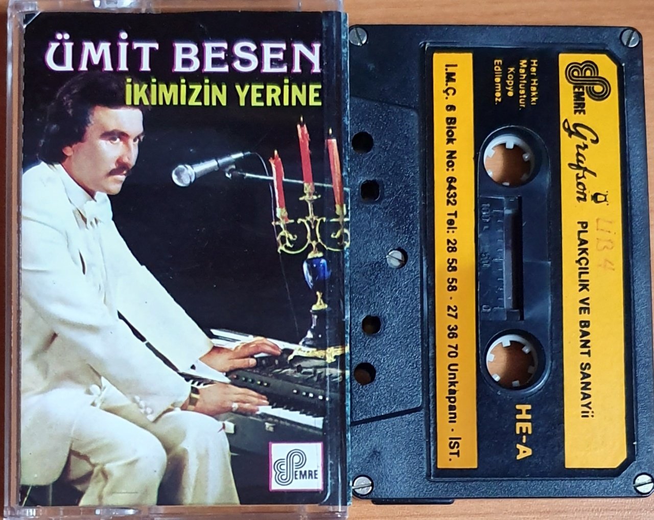 ÜMİT BESEN - 4 / İKİMİZİN YERİNE - KASET EMRE GRAFSON 2.EL