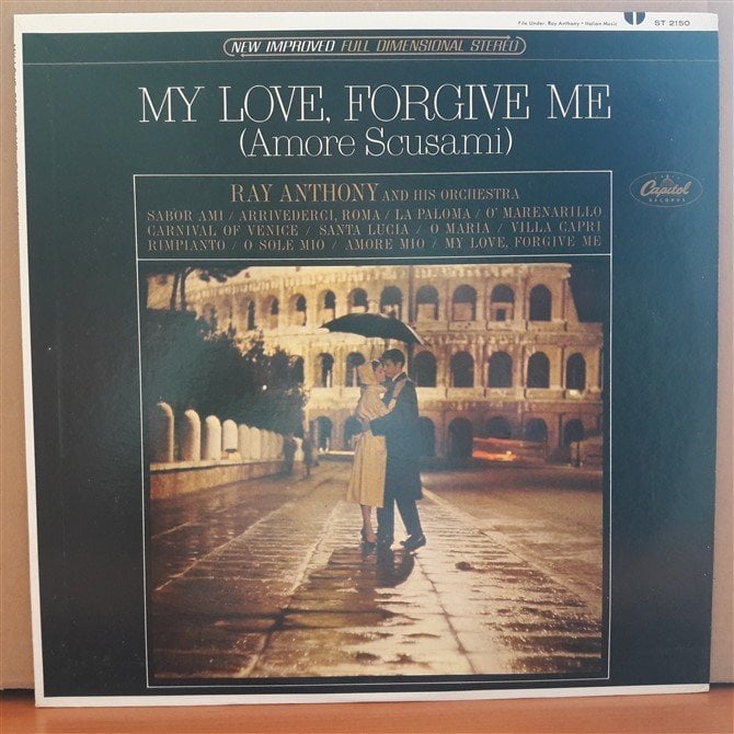 MY LOVE, FORGIVE ME - RAY ANTHONY - LP PLAK 2.EL