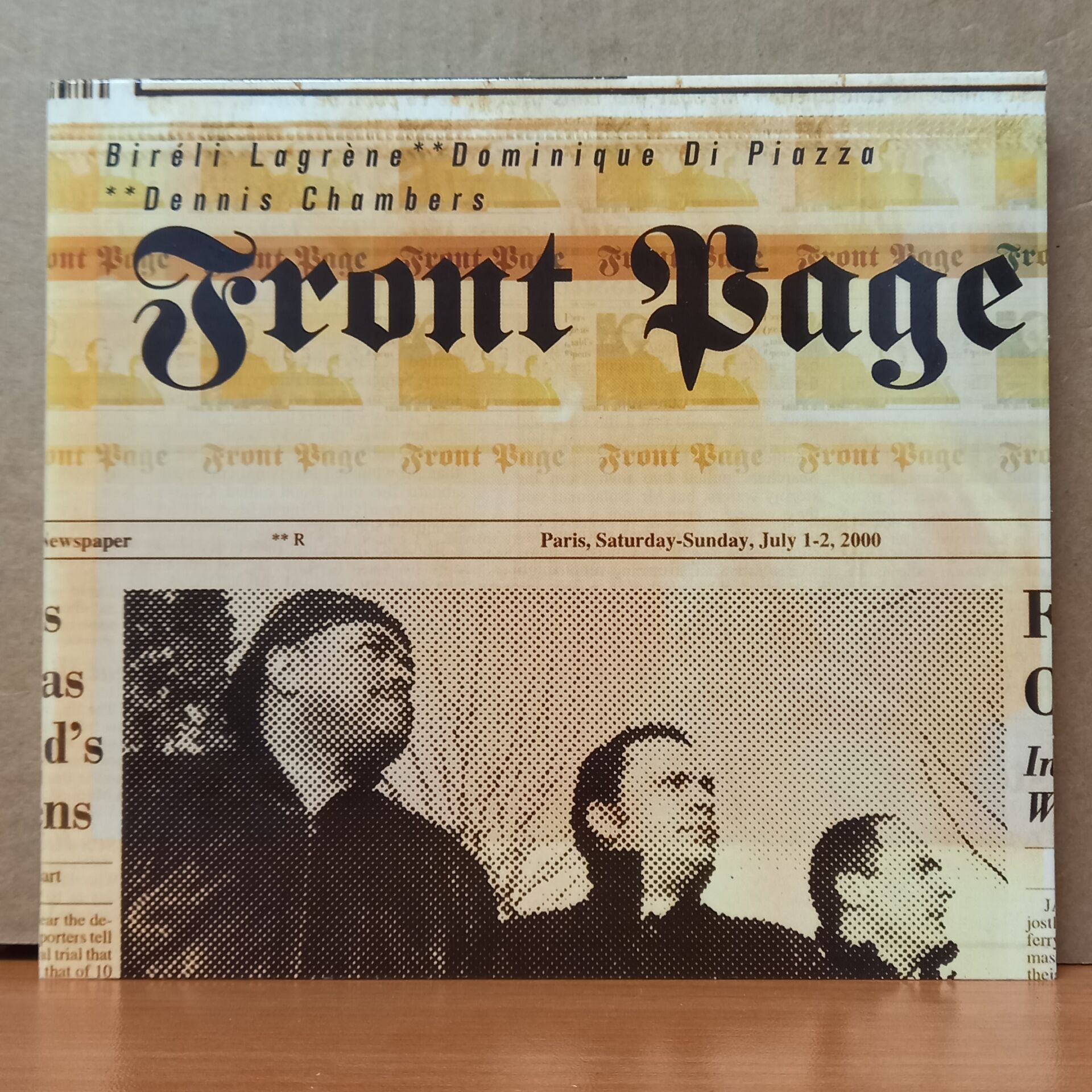 BIRELI LAGRENE, DOMINIQUE DI PIAZZA, DENNIS CHAMBERS - FRONT PAGE (2000) - CD 2.EL